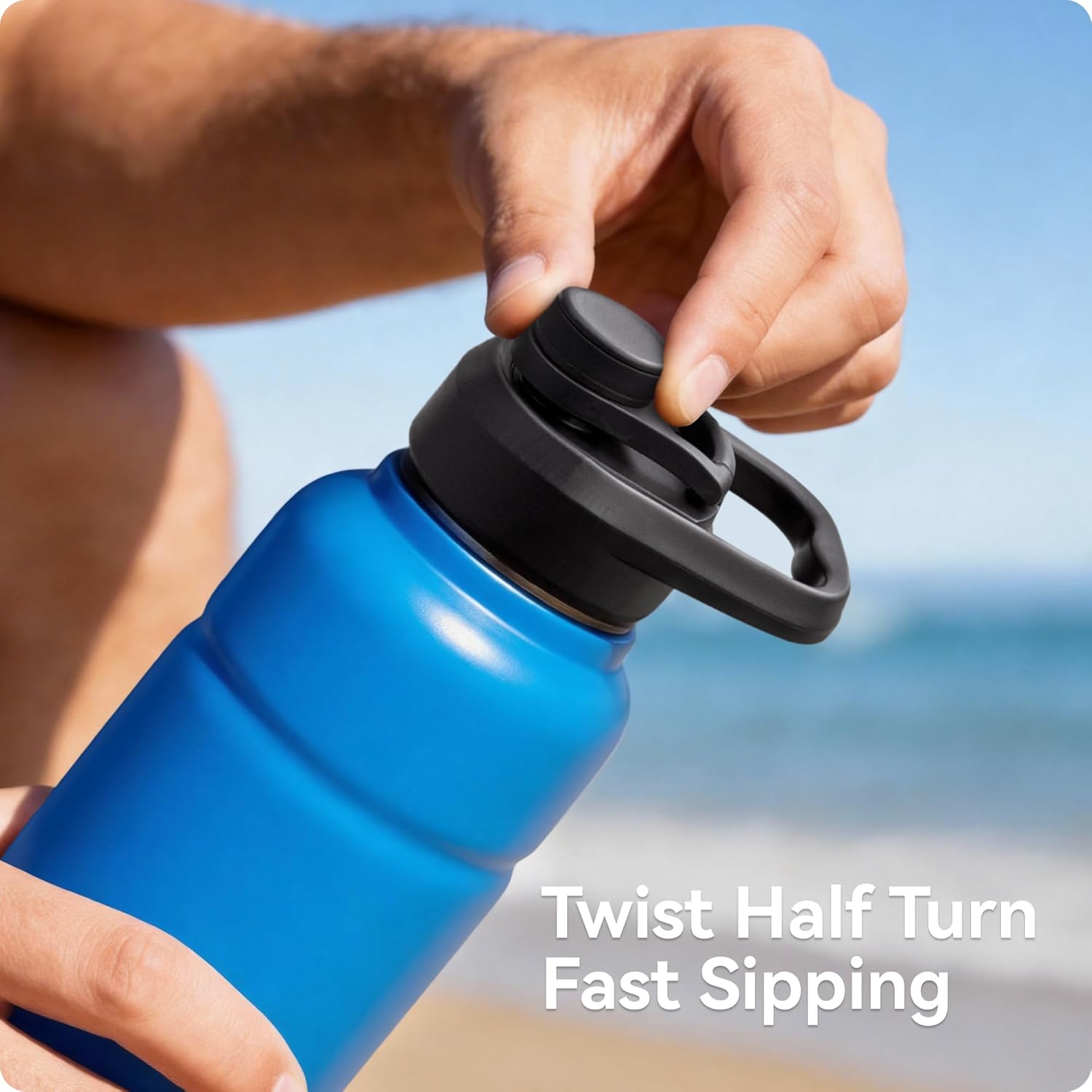 Replacement Lid for Bubba Water Bottle 24 32 40 OZ, Spout Lid with Ergonomic Handle for Bubba Trailblazer - Durable, BPA-Free & Leak-Proof — image 3