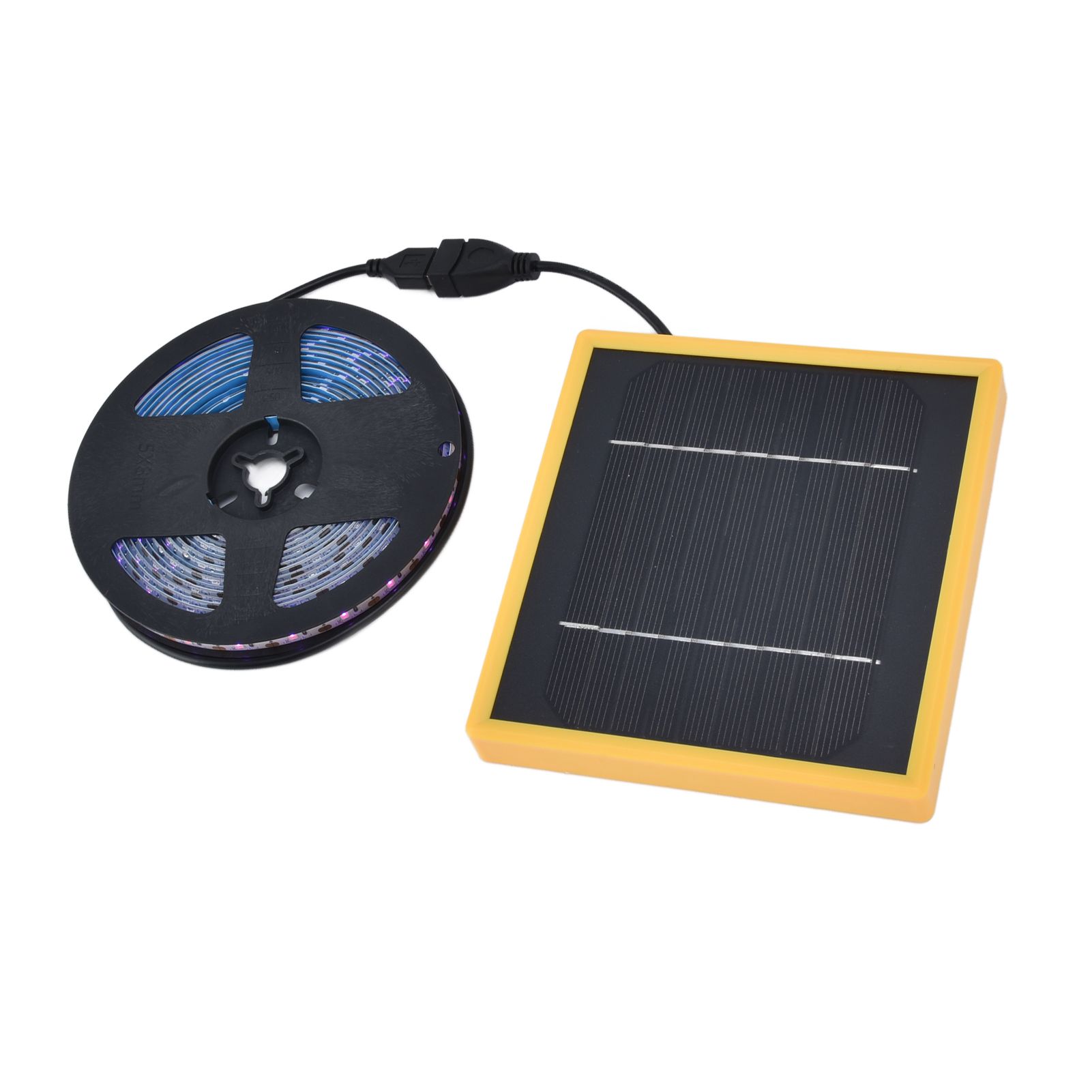Solar Plant Grow Light Strip Solar Power Full Spectrum 5W LED High Luminous Flux Solar LED Grow Light Strips for Plant 2 Meters / 2.2yd — image 5