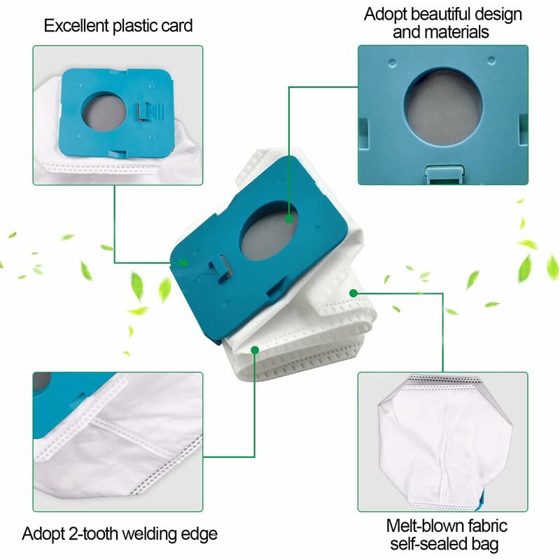 6 pcs Clean Station Dust Bags For Samsung Bespoke Vs20A95923W, Vacuum Cleaner Replacement Bags, Vacuum Cleaner Bags โ image 3
