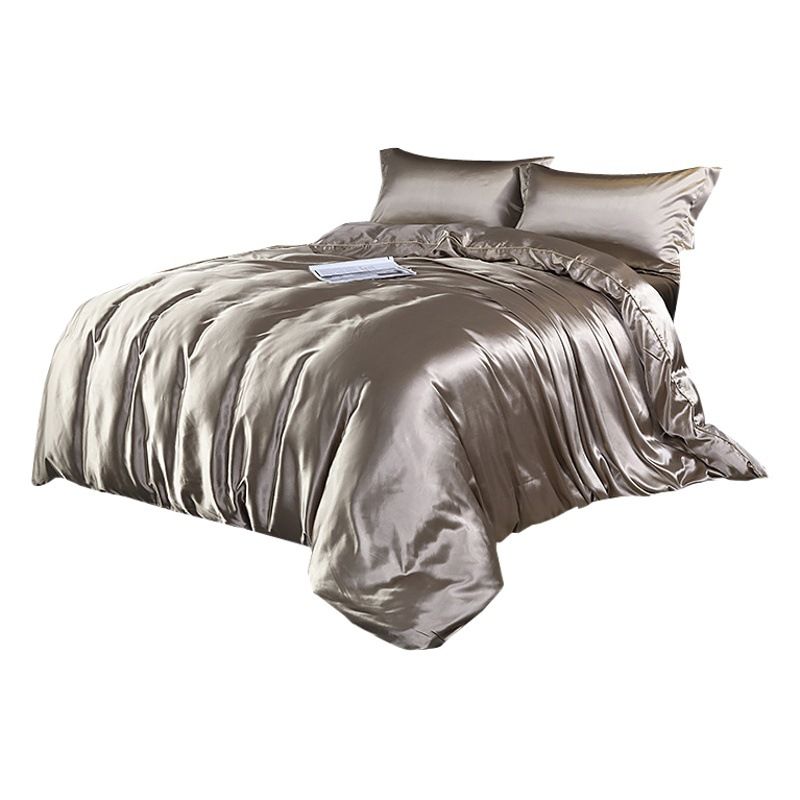Shurui Silk Four Piece Set 150x200cm 1.5 meters bed sheets [quilt cover 200x 230cm] — image 2