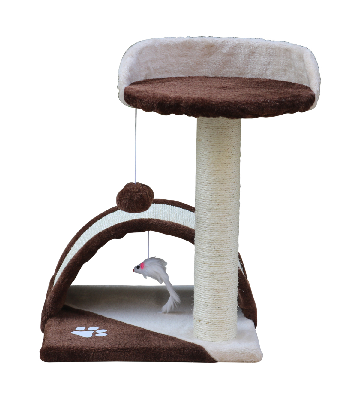 YES4PETS 50 cm Cat Scratching Post Tree Scratching Pole Climbing Post-Brown — image 3
