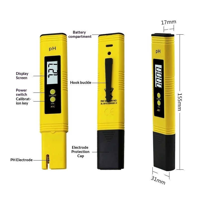 PH Meter, Digital PH Meter for Water, 0.01 High Accuracy PH Tester with 0-14 PH Measurement Range for Hydroponics, Household Drinking, Pool and Aquarium โ image 5