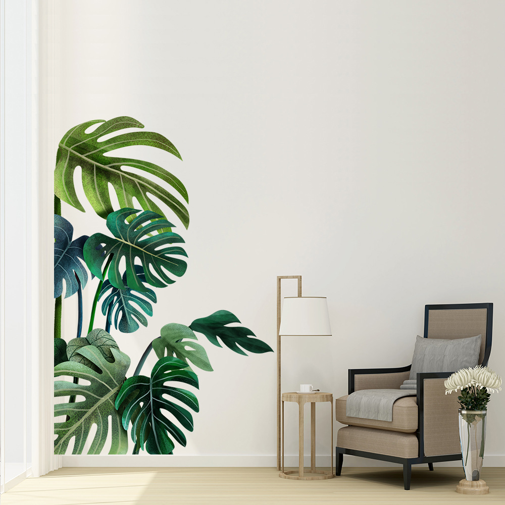 Green Plant Wall Sticker Tropical Wall Sticker, Plant Stickers, DIY — image 4