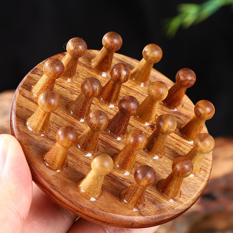 combs wide tooth comb hair pick sturdy wooden comb scalp massager comb comfortable comb wooden comb for women hair portable โ image 2