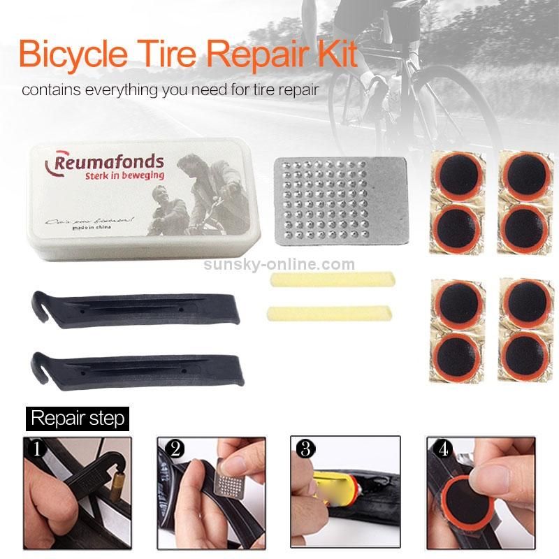 Bicycle Repair Tools Bike Tire Kit Bicycle Pump Puncture Repair Tool Bag — image 6