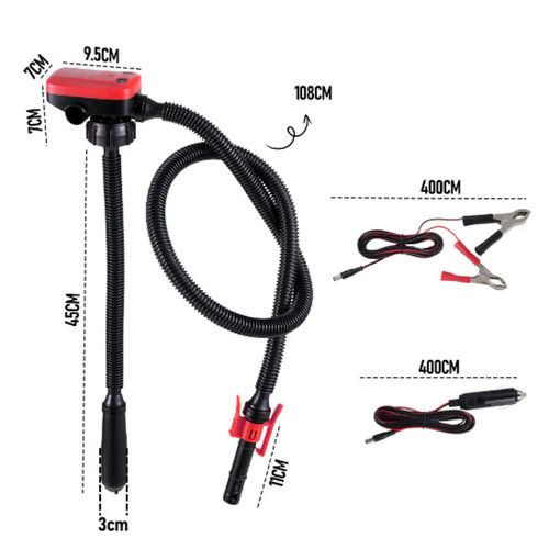 12V Portable Electric Oil Pump Handheld Diesel Pump Oil Fuel Water Transfer AU — image 2