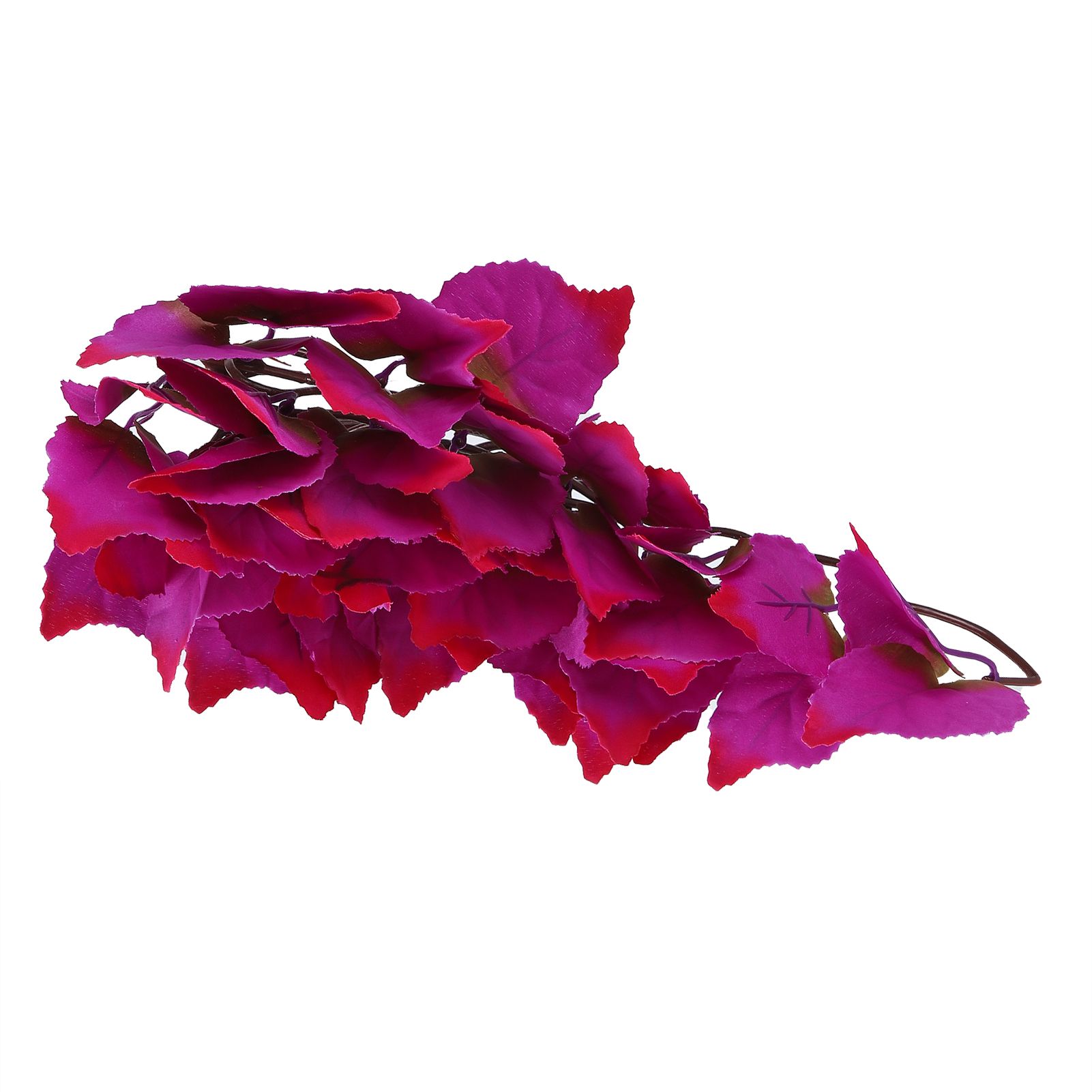 Artificial Reptile Plants Lifelike Plastic Plant Hanging Leaves Decoration with Suction Cup for Reptiles Terrarium Fish TankT-1034J1 โ image 5