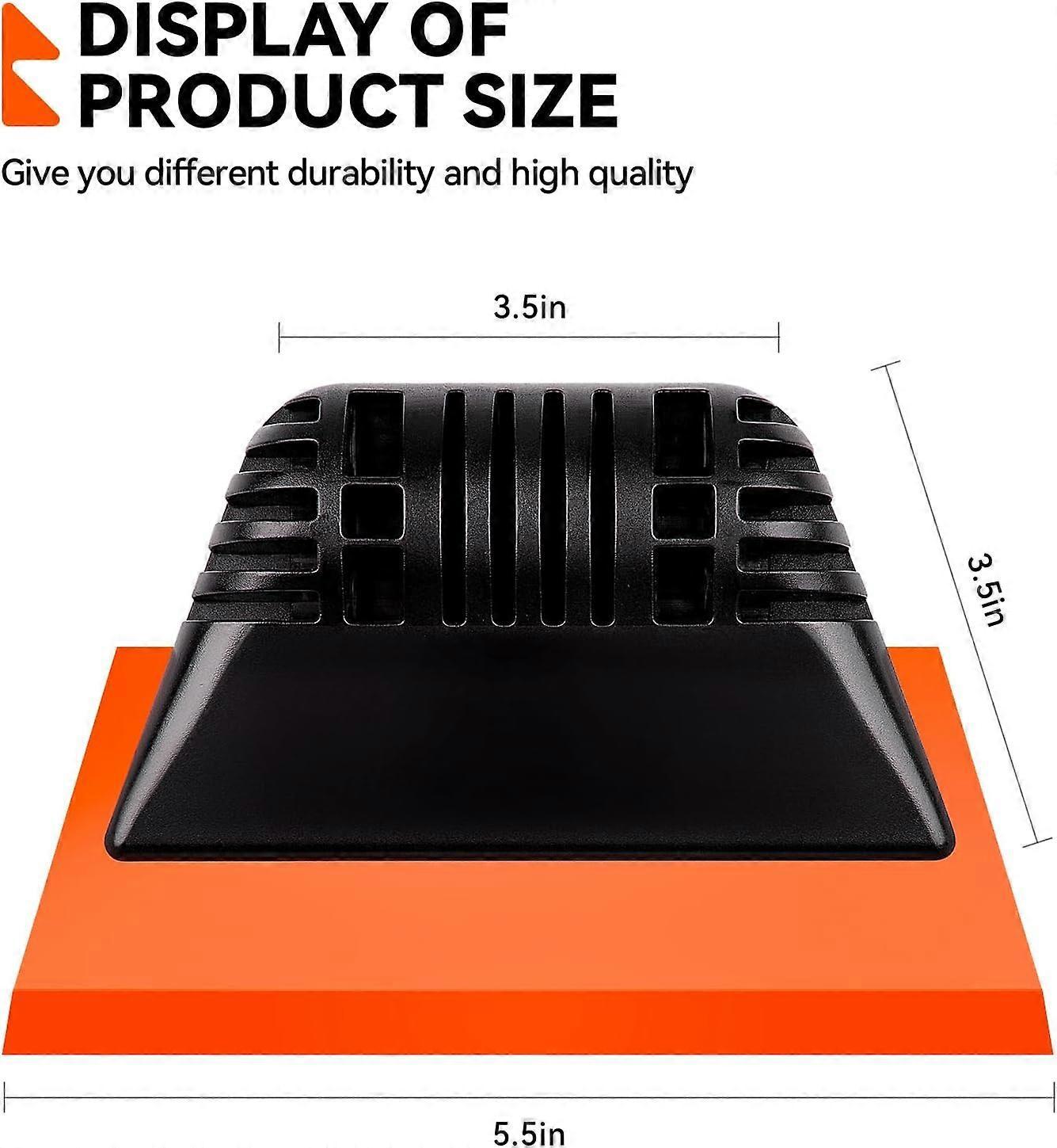 2pcs Orange Window Tint Squeegees, Non-Slip Rubber Handle PPF Tools โ image 4