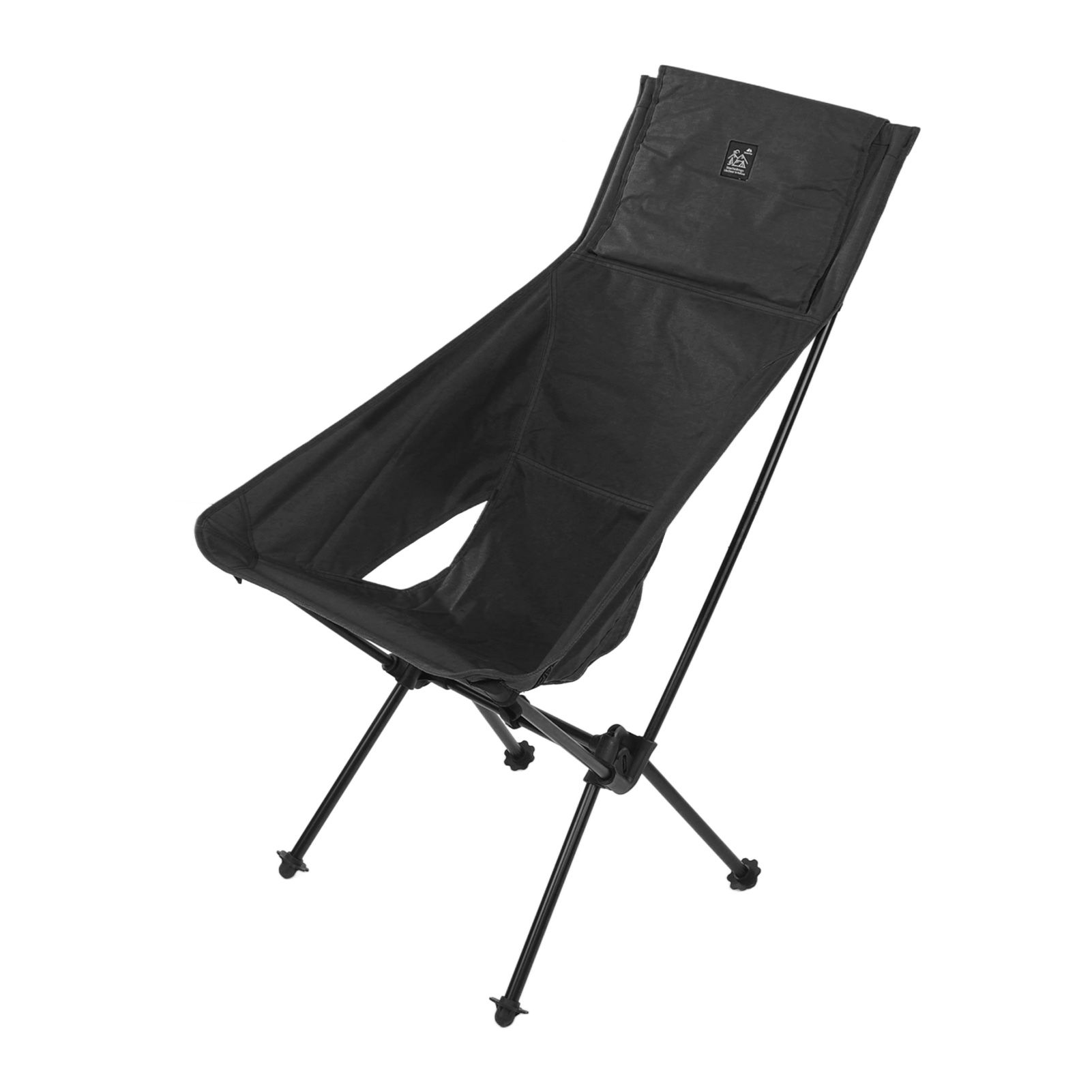 Camping Backpacking Chair Multipurpose Portable Folding Camping Chairs for Hiking Travel Beach Picnic Black — image 4