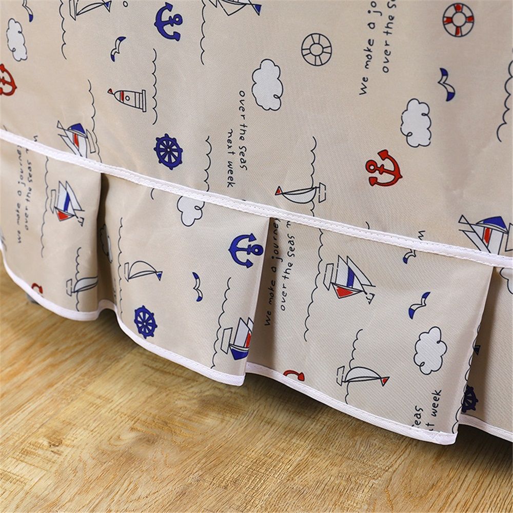Top Load Washing Machine Cover Waterproof Washer Dryer Cover with Zipper Dustproof Outdoor Full-Automatic Washer Protector Case Laundry Cover 56 *58 *87cm(only — image 5