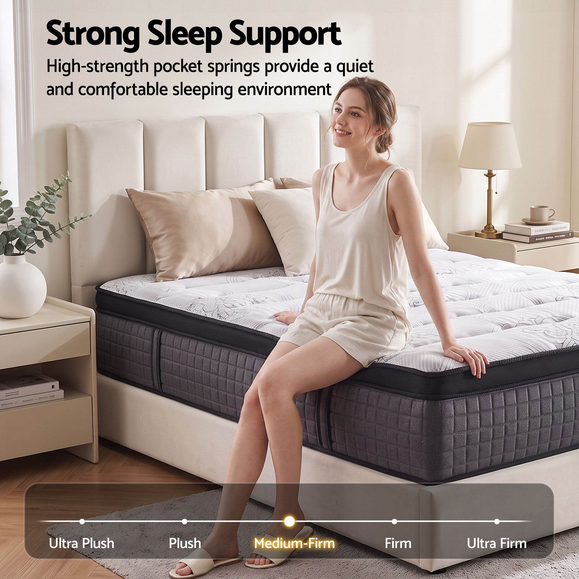 Giselle Bedding 34cm Mattress 9 Zone Latex Foam King โ image 3