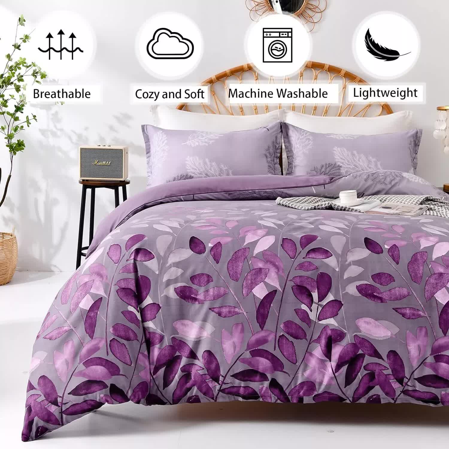 Soft Haven 3-Piece Duvet Cover Set - Long-Lasting Comfort-King — image 3