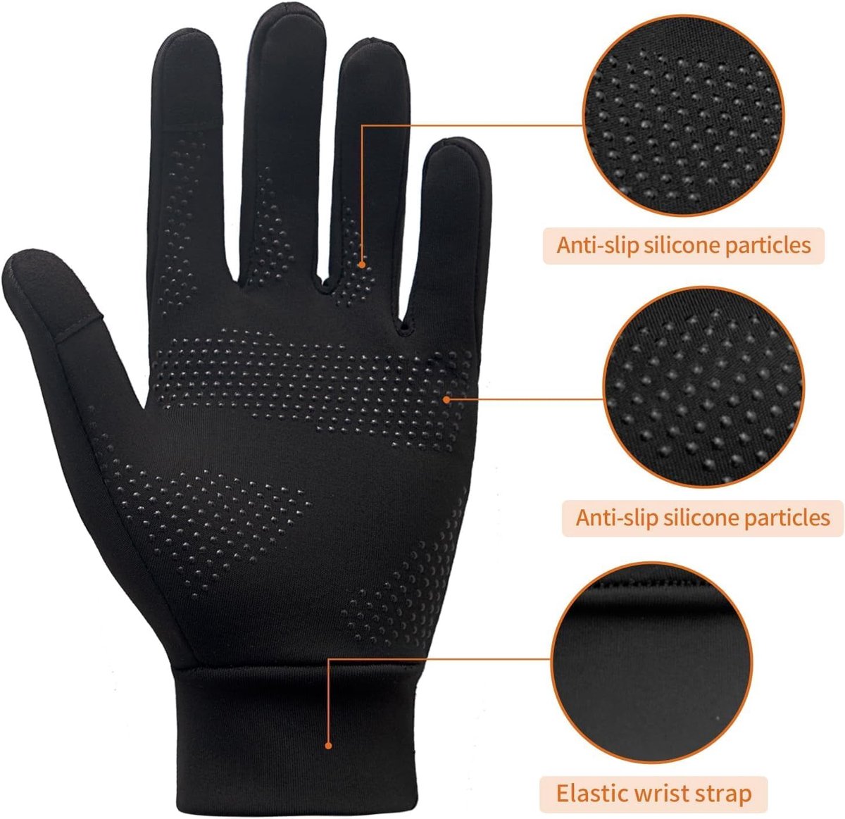 Handlebar muffs - Gloves - Scooter handlebar muffs - Hand warmers for cycling - Winter running gloves for men and women - Touchscreen compatible - Non-slip and — image 4