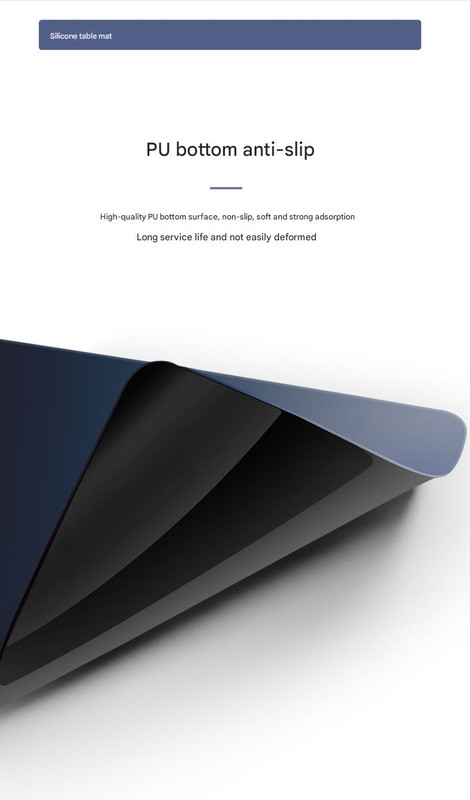 Mint Green Premium Large Silicone Mouse Pad - Non-Slip, 600x300mm for Office and Gaming โ image 4