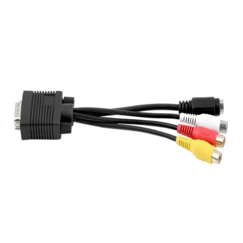 High-Quality PC VGA to S-Video 3RCA TV Converter Cable - Seamless Video Adapter Solution โ image 2