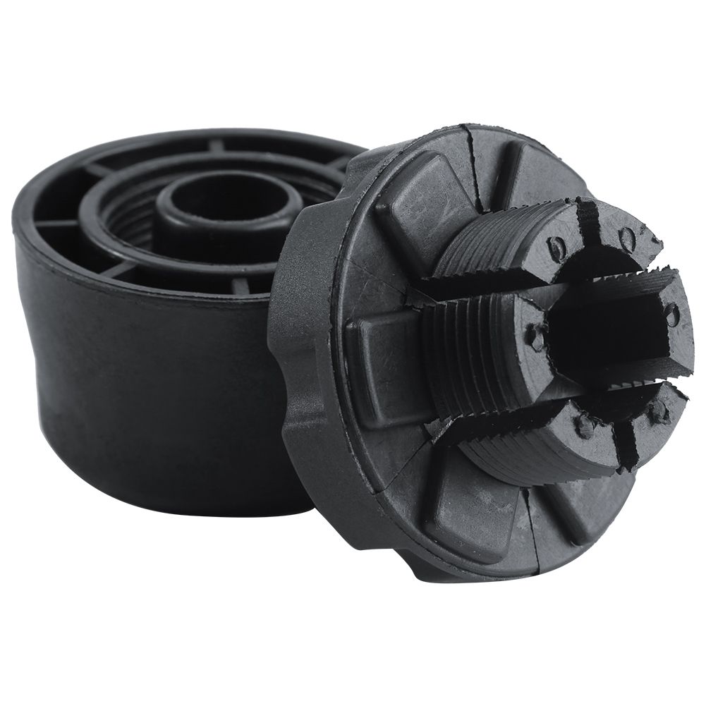 Plastic Strimmer Head Trimmer Heads String Set for Gasoline Grass Brush Cutter Black — image 6
