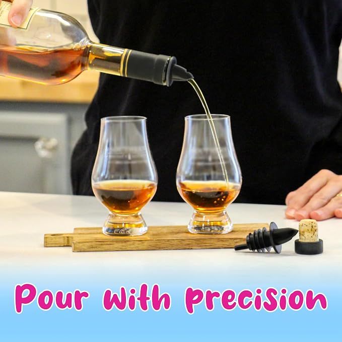 Shaved Ice Syrup Precise Control Bottle Pourers, 10-Pack | Professional Pour Spouts, For Snow Cone & Drink Flavors — image 3