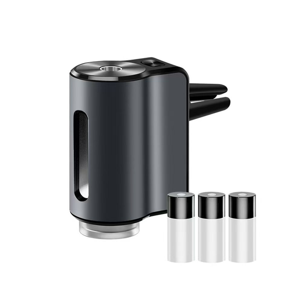 Car Aroma Diffuser Adjustable Settings Essential Oil Diffuser For Car - Gray - Size Shangri-La
