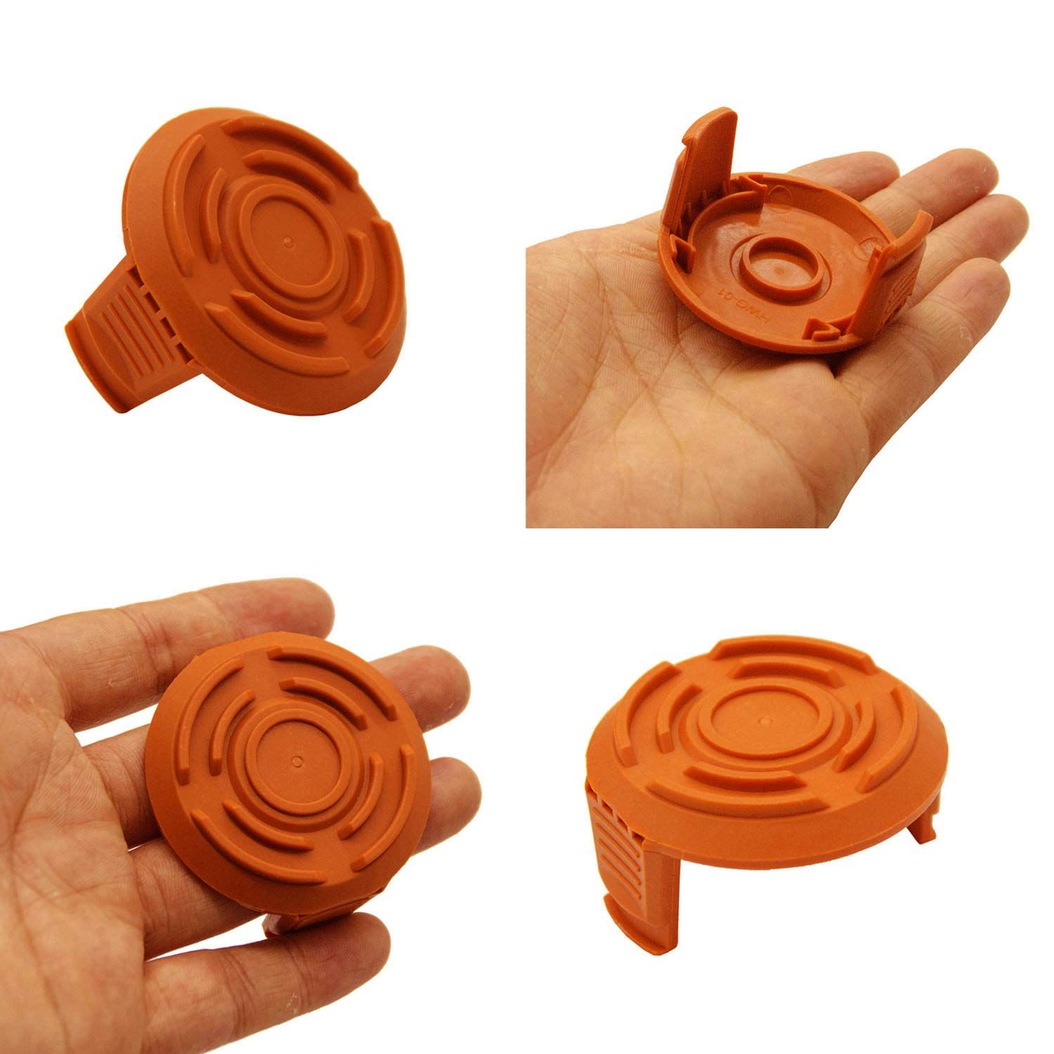4 Pack Trimmer Replacement Spool Cap Covers, Weed Eater Cap, Weeder Accessories working life since made of Premium ABS Material — image 3