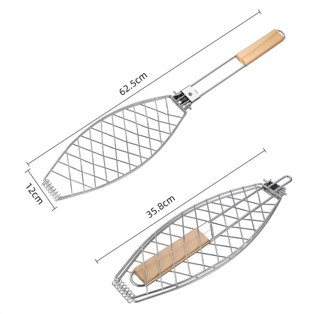 Removable BBQ Fish Clip BBQ Grille Net Home Multi functional Burger Clip BBQ Fish Clip Anti scald BBQ Clip Tool Thickened โ image 5