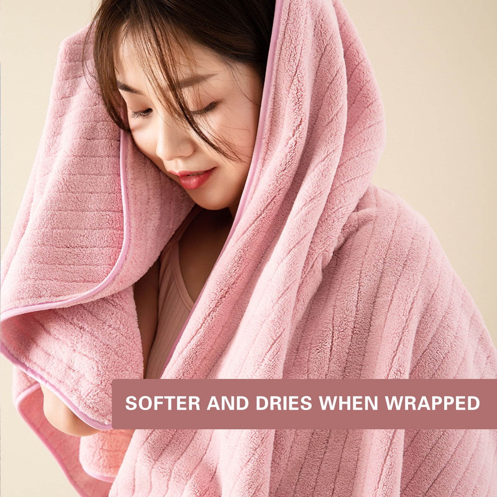 Microfiber Hair Towel Wrap - Quick Dry Curly Hair Wraps for Women Wet Hair, Microfiber Towel for Hair, Hair Drying Towel Wrap, Hair Towels for Women, Hair โ image 3