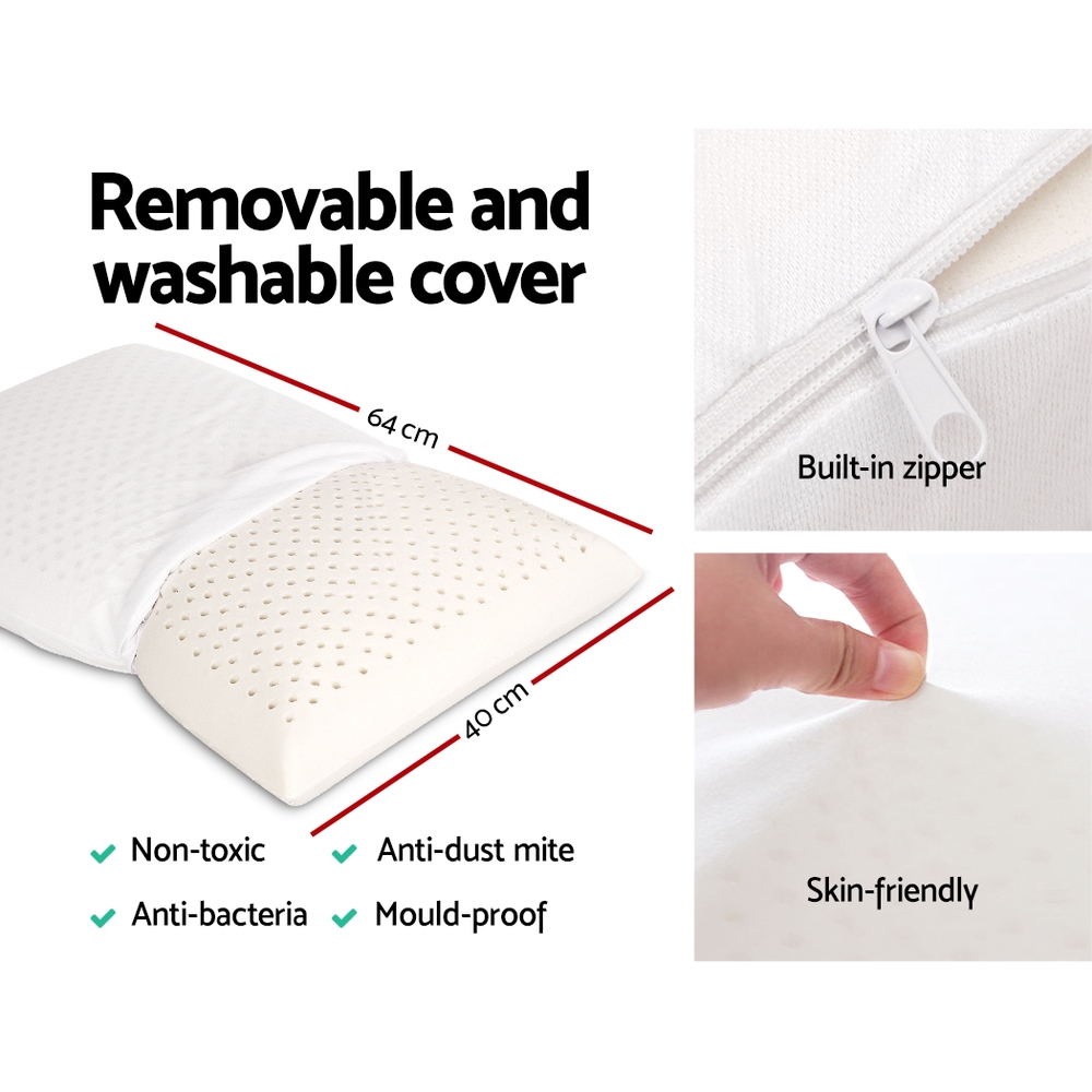 Giselle Bedding Natural Latex Pillow Classic Twin Pack — image 2