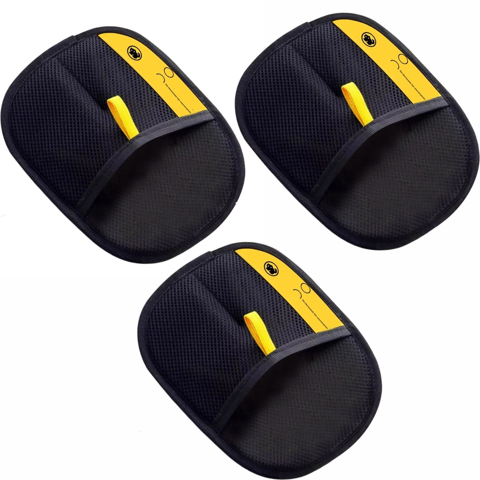 1 Pair Double-Sided Pet Grooming Gloves, Reusable Hair Removal Mitts for Cats and Dogs, Furniture, Clothing and Car Seats — image 2