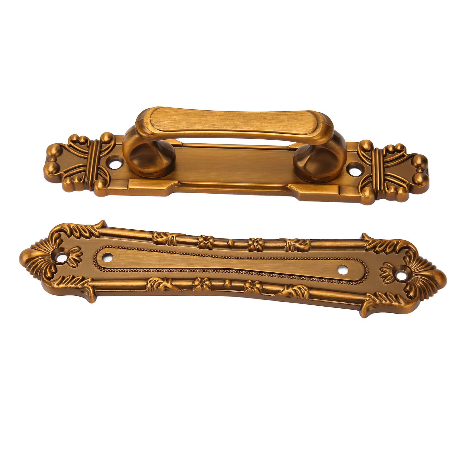Sliding Barn Door Handles Large Rustic Dual Side Design for Gates Garages Sheds Furniture Aluminum Alloy Material Bronze — image 4