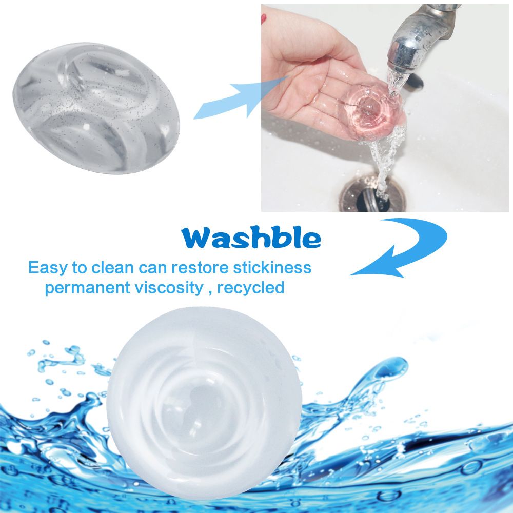 Door Stopper Wall Protector, Self-Adhesive Reusable Door Knob Stops, Clear Round Wall Shield and Silence Cover-9 Pcs — image 5