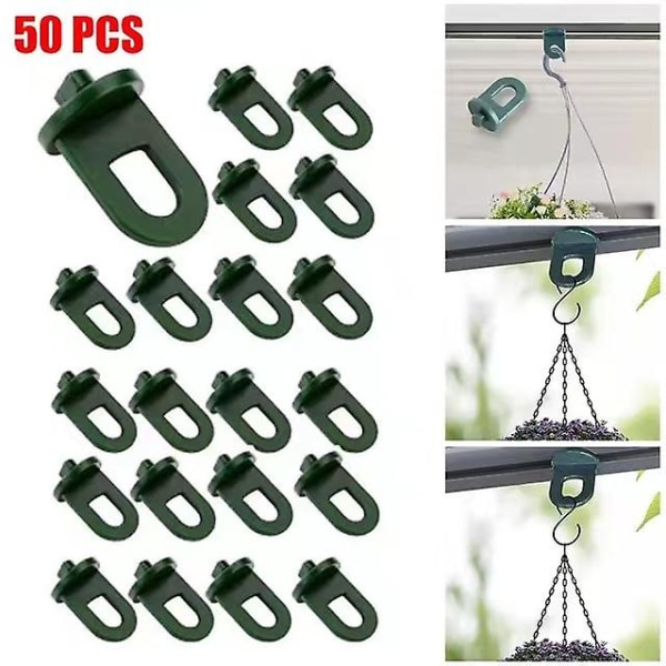 Greenhouse Clamps Set of 50 Strong Grip Eyelets Compatible with Trellis Plant Holder โ image 2