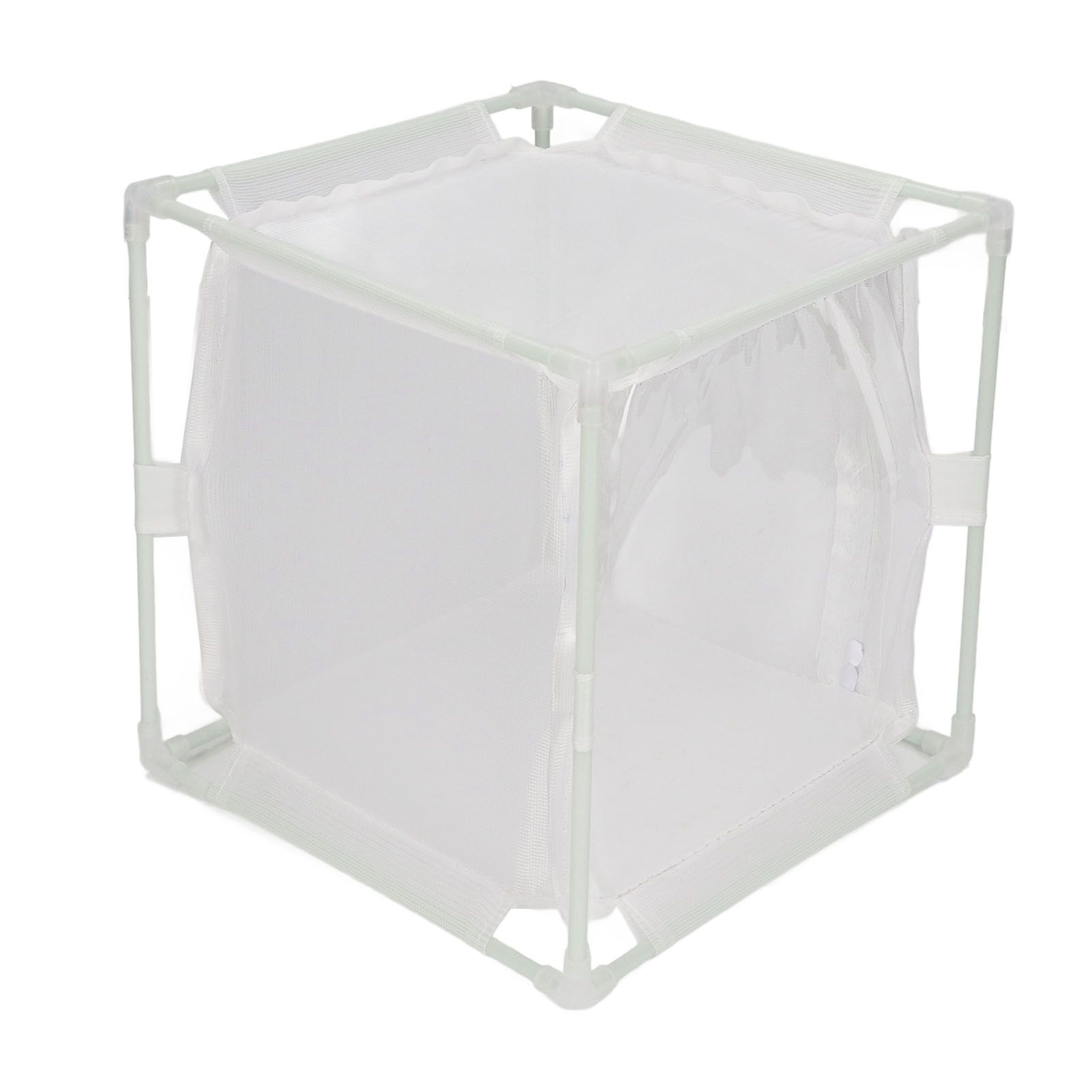 Insect Observation Cage PVC Mesh White Reusable Butterfly Habitat Breeding Incubator Box Reversed U Shaped — image 5
