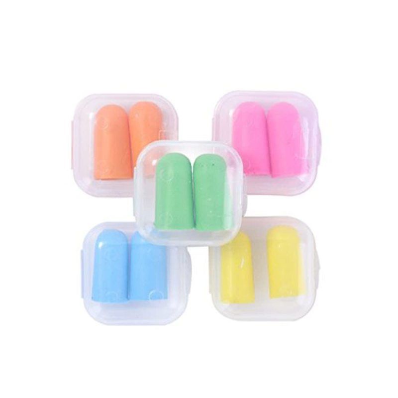 Memory Foam Earplugs with Case, Soft Foam Quiet Keeping Ear Plugs for Sleeping, Loud Events, Snoring, Studying