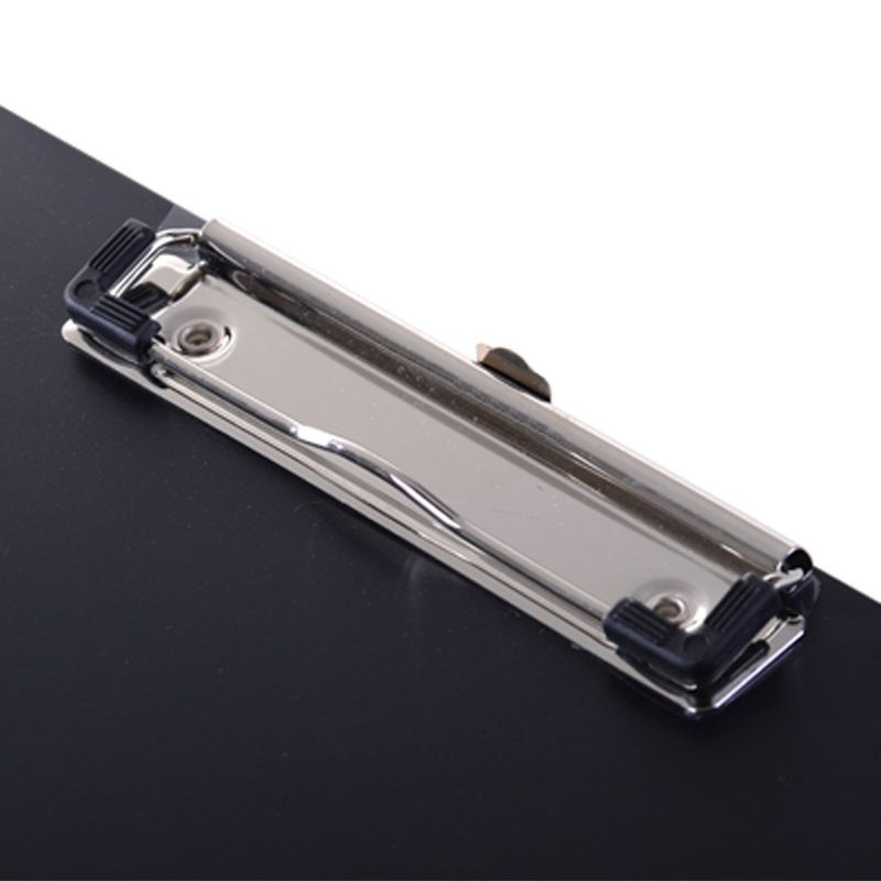 Office Landscape Plastic Clipboard, 32 × 43.7 × 0.3cm 60% Recycled, Black-Clipboards Low Profile Clip Extra Large Clipboard Black