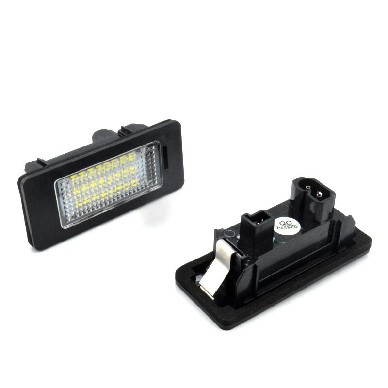 2 pcs Car License Plate Light For B Mw 1 3 5 X Series Error Free 2W 24 LED White Rear Number Plate Light Direct — image 4