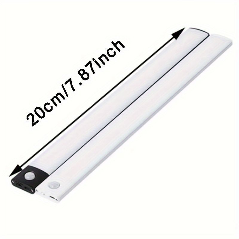 Motion Sensor Night Light LED Night Light Bar Home Lighting Garden Lighting - Silver - Size 50CM — image 2