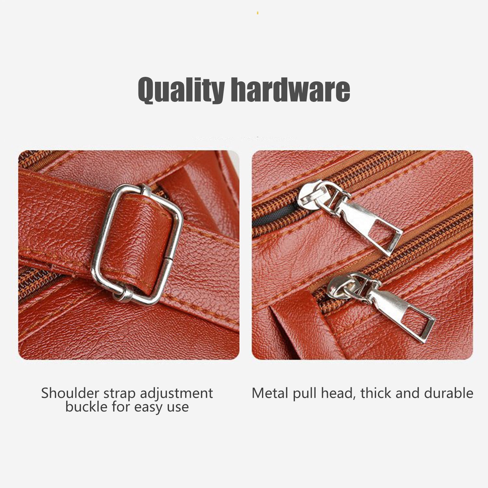 Purses for Women Soft PU Leather Shoulder Bag Ladies Crossbody Purse and handbags Lightweight Pocketbook Brown — image 6