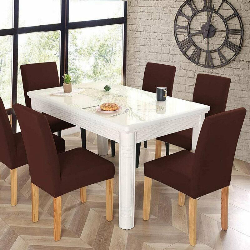 6X Stretch Chair Cover Seat Covers Spandex Washable Banquet Wedding Party Decora - Lake Blue โ image 4