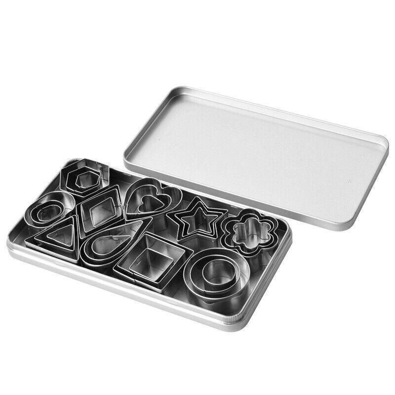30X Polymer Clay Cutter Stainless Steel Geometry Pottery Tool Cutting Mould Diy โ image 2