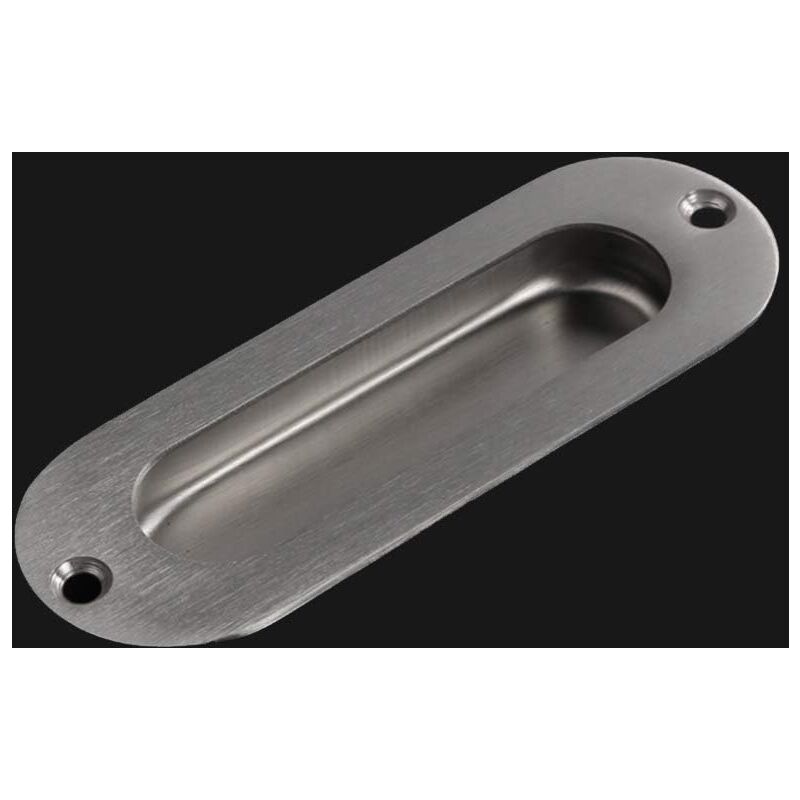 Flush Door Handle 2 Pieces Brushed Stainless Steel Flush Handle Sliding Door Handle Cupboard Door Handle With Screws โ image 3