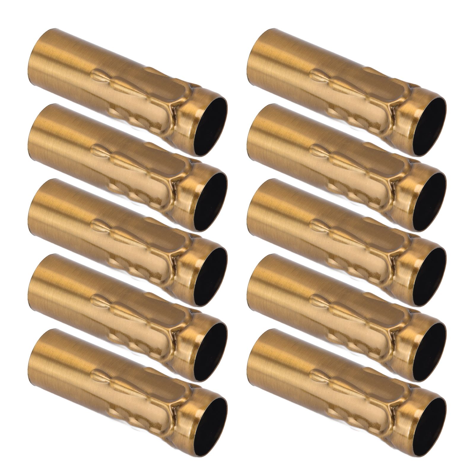 10Pcs E14 Metal Tube for Candle Lamp Holder Lamp Base Lighting Accessories 25x80mm Gold Bronze โ image 3