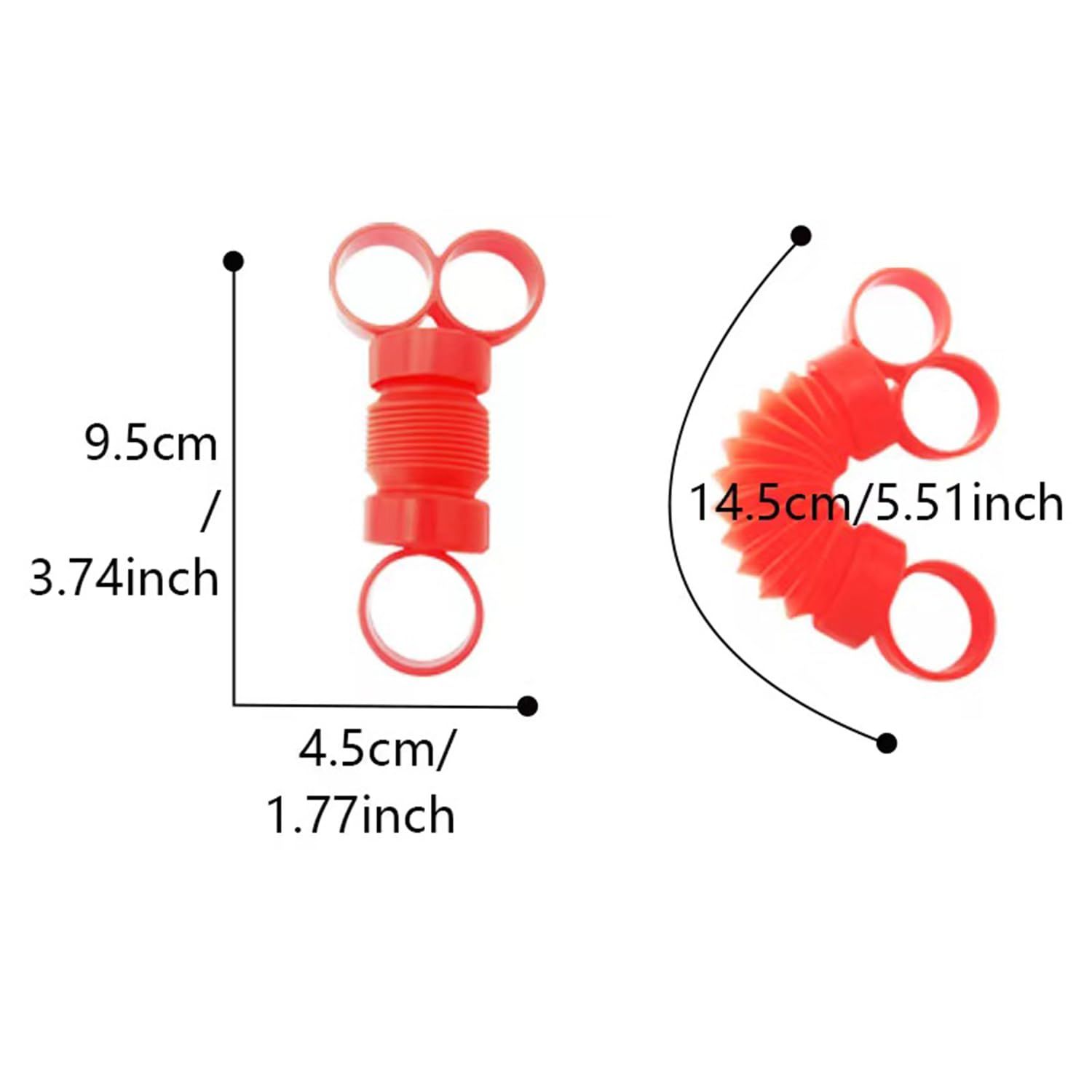 Toys, Stocking Stuffer Pack of 2 Finger Fidgets for Men, Women, and Young Adults, Finger Strengthener and Exerciser Sensory Toy — image 4