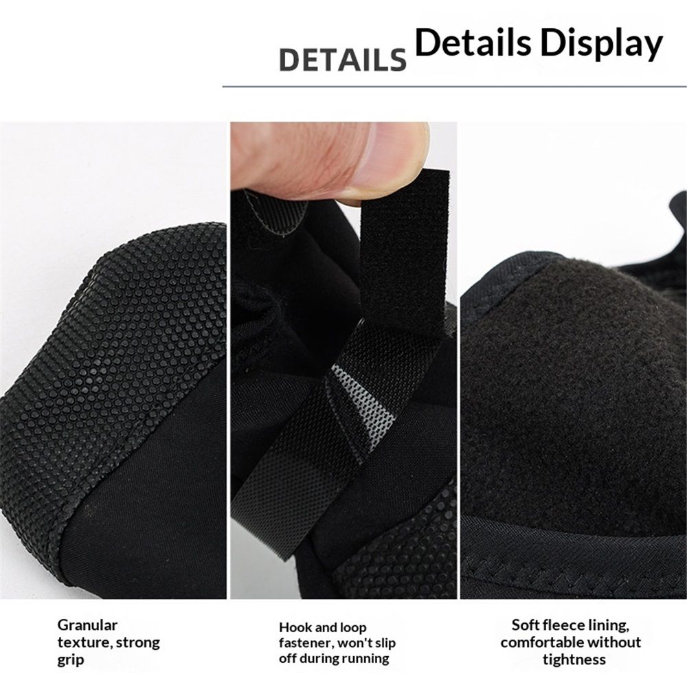 2 pack Dog Paw Wound Recovery Boot, Breathable Dog Bootie for Injured Paw, Anti-Slip Dog Shoe with Self-Adhesive Strap, Dog Paw Protector for Outdoor Walking & — image 5