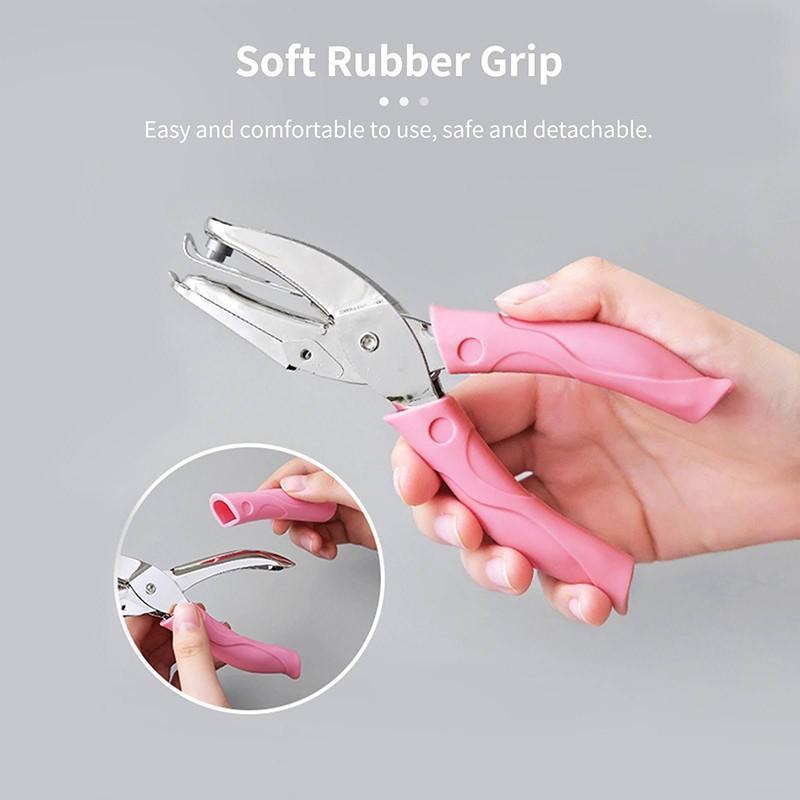 Circle/Heart/Star Shaped Metal Hole Punch Pliers - Paper Hand Puncher - 1.5mm circle — image 4