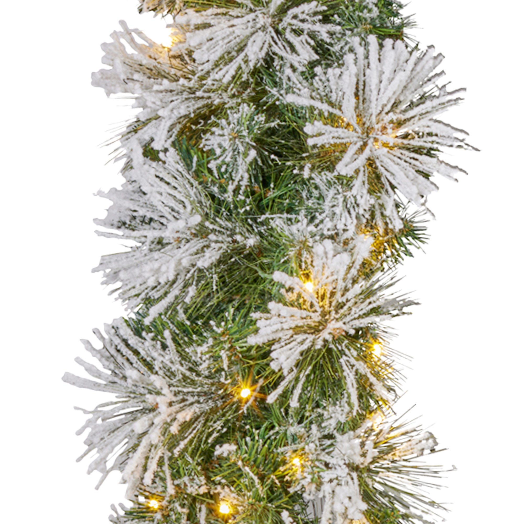 Christabelle 274cm Majestic Snow Prelit Christmas Garland โ image 4