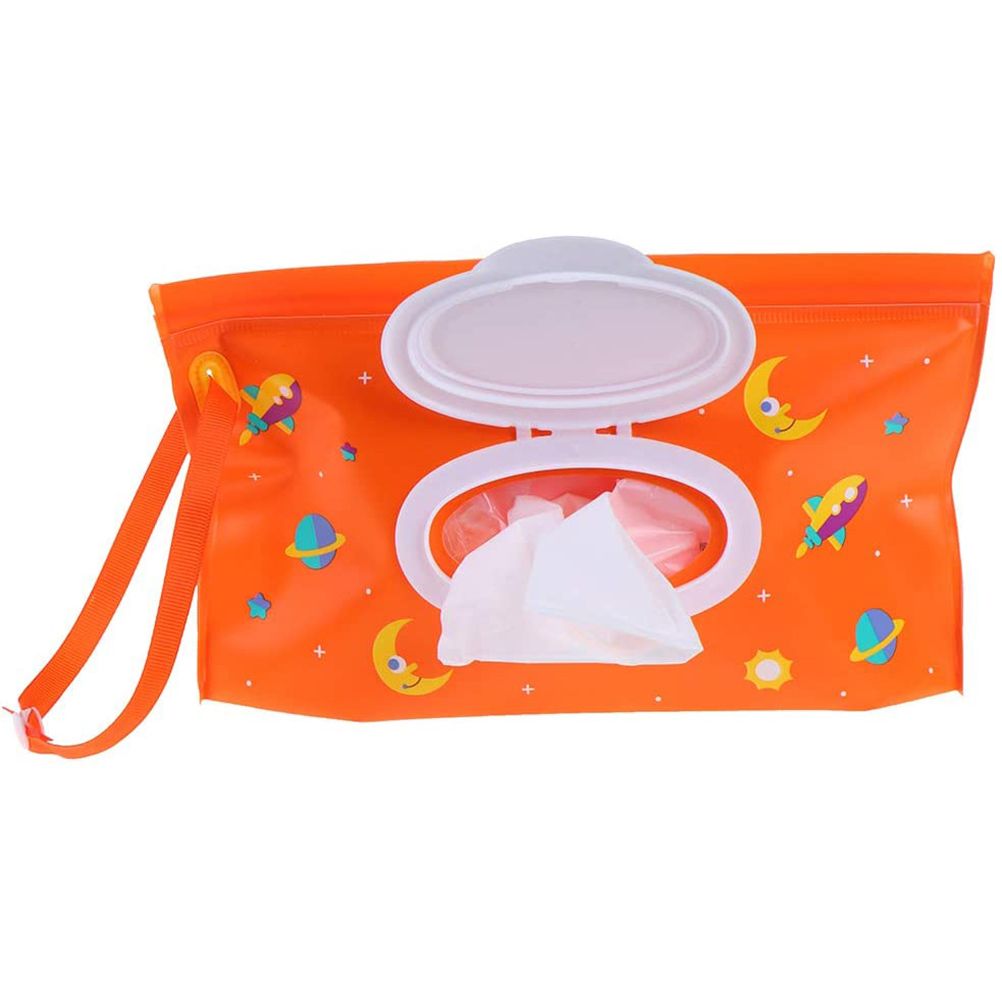 2Pcs Portable Wet Wipes Dispenser Holder Wipes Bags Case Pouch Reusable Refillable Travel Wipes Pouches Storage Container Bag โ image 4