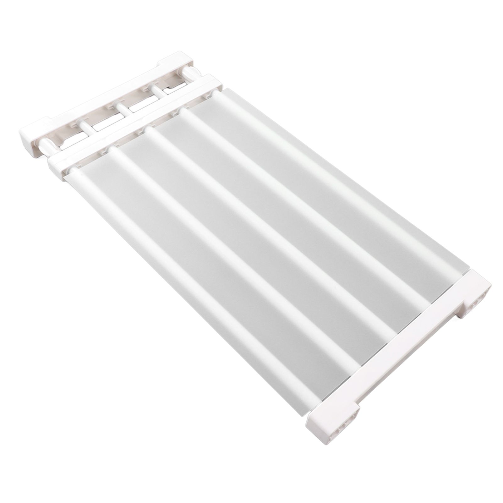 Closet Tension Shelf Expandable Nail Free Cabinet Divider Storage Rack for Wardrobe Cupboard 50‑80cm / 19.7‑31.5in Length — image 3