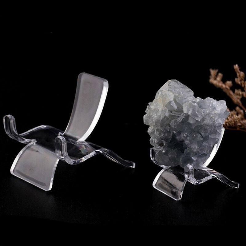 10pcs Acrylic Display Stands for Crystals Minerals Geodes Jewellery Ornament Holder - S 3.8X3X3.5cm — image 6