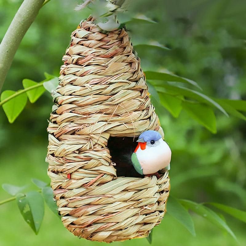 Qttie Bird Nest Breeding Box House Bed Cage Hut Cave Canary Finch Budgie Parrot - Treehouse — image 4
