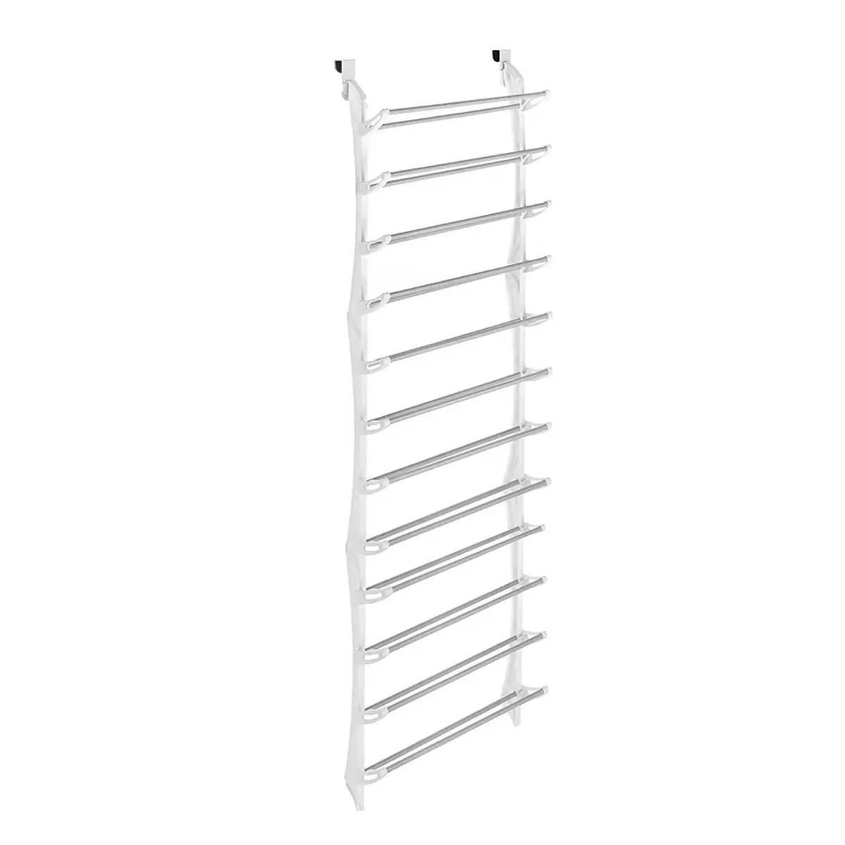 12-Tier Hanging Shoe Rack Over Door Wall Mounted Organiser Dorm Closet Storage — image 2