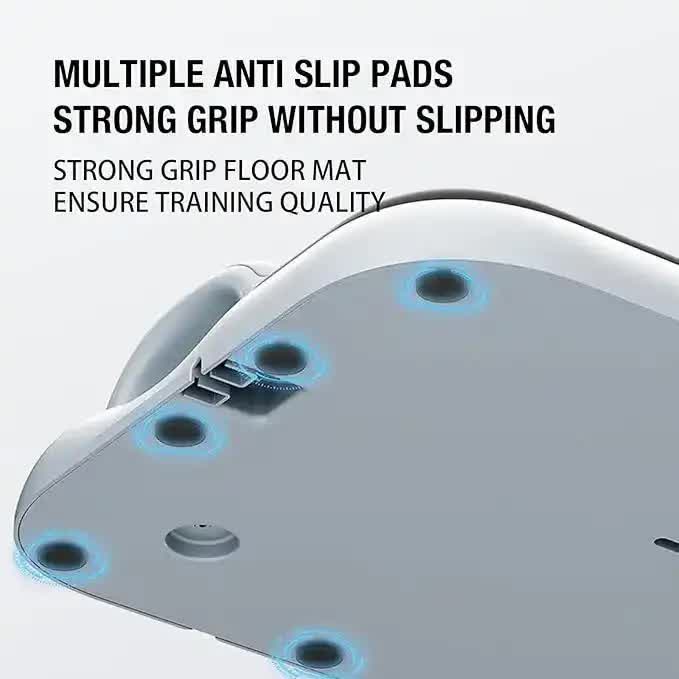 Grey 6-in-1 Multifunctional Fitness Board – Ab Wheel, Automatic Rebound, Fat Burning and Core Strengthening Home Workout Equipment — image 4